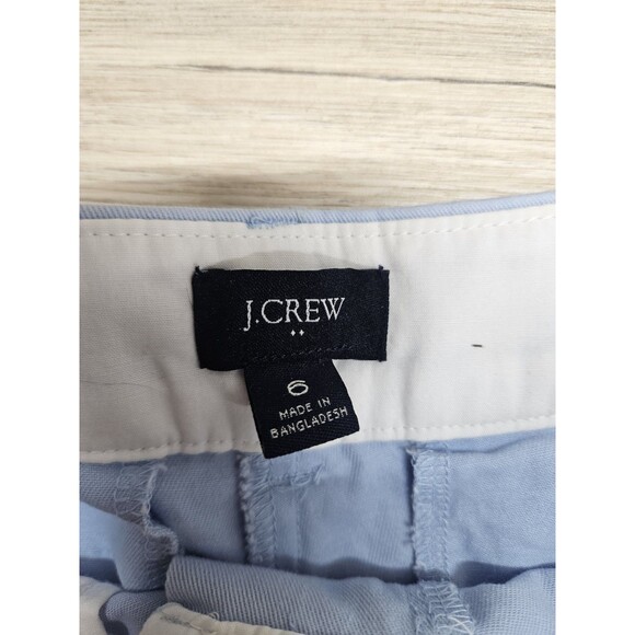 J. Crew Womens Blue Chino Shorts Size 6 Classic Preppy - Picture 5 of 9